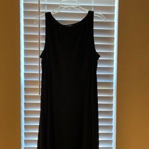 Chaps black sleeveless dress